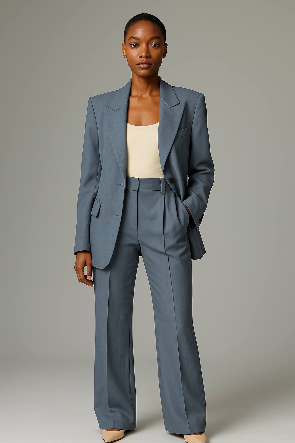 Dames 2-delig Broekpak – Blazer & Pantalon Set | Zakelijk & Formeel
