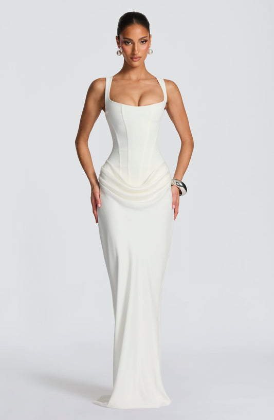 Cornelia Maxi Dress - Ivory